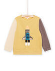 Reversible T-shirt with rocket animation and sequins PORETEE4 / 22W902T4TMLB112