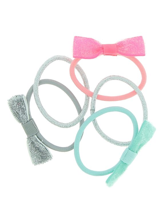 Set of girls' hair elastics DYAGIELA / 18WI01N1ELA099