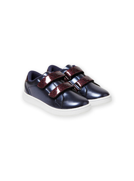 Navy blue sneakers child girl MABASMARION / 21XK3571D3F070
