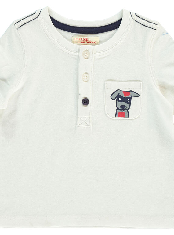 Baby boys' short-sleeved T-shirt DUJOTUN4EX / 18WG1031TMC001