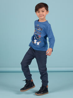 Baby Boy Star Print Midnight Blue Jogging Shorts MOPLAPAN2 / 21W902O2PAN705