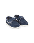 Leather boat shoes ROBATBLUE / 23KK3621D4N070