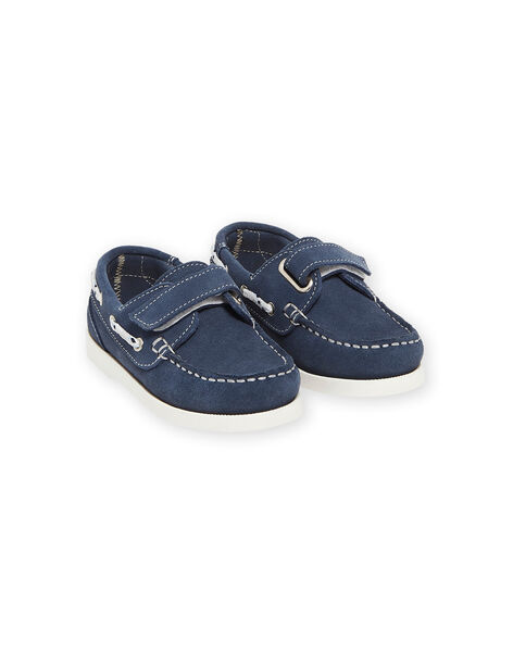 Leather boat shoes ROBATBLUE / 23KK3621D4N070