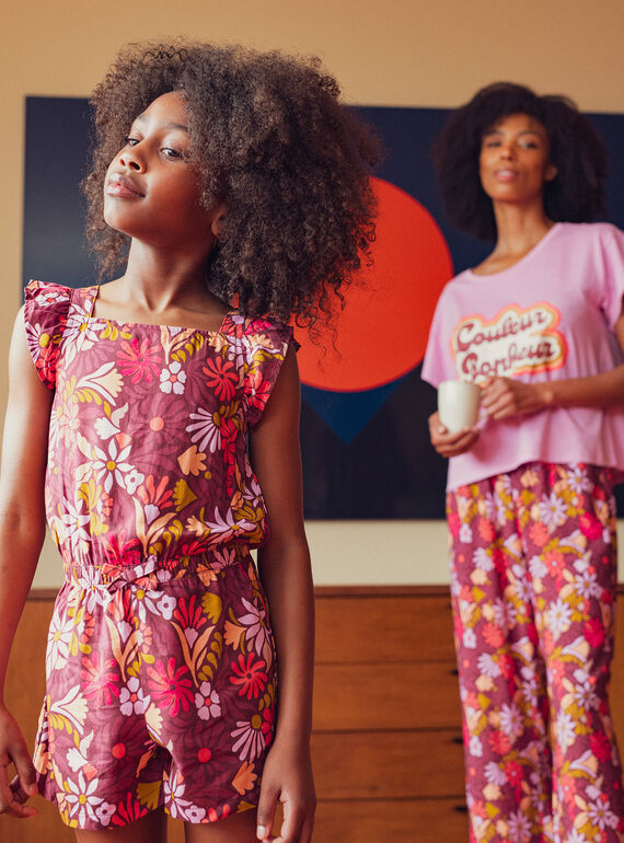 Brown SHORT DUNGAREES WAMUMCOMB / 25S901W1SAC816