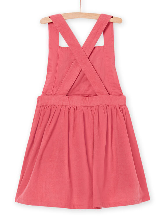 Embroidered ruffled velvet dress PARHUROB3 / 22W901Q2ROBD305