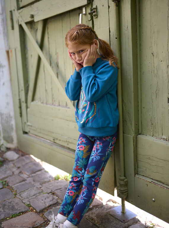 Tropical print pants PAMENPANT1 / 22W901U2PAN713