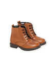Smooth leather boots PIBOOTLACET / 22XK3783D0D804