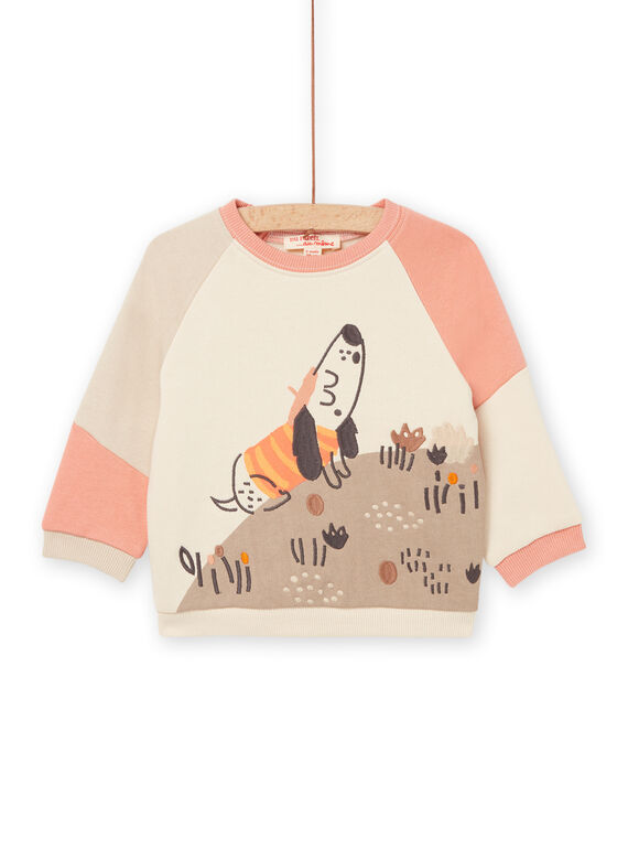 Colorblock Fleece Sweatshirt RUSUNSWE / 23SG10K1SWE005
