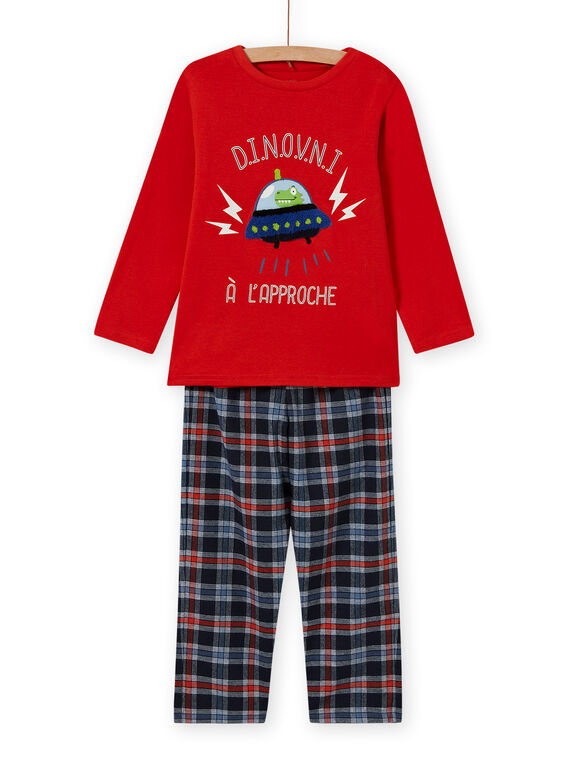 Boy's pyjama set with extraterrestrial motif MEGOPYJSPA / 21WH1284PYJE414