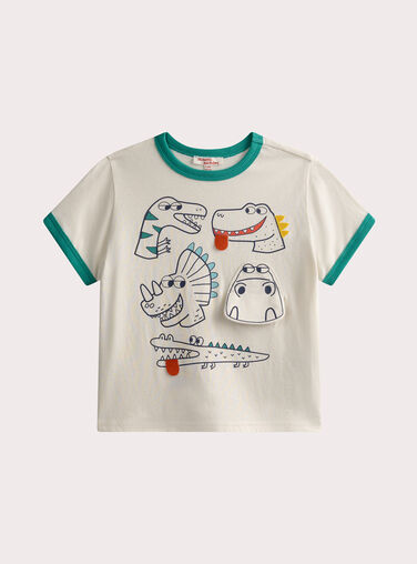 Ivory TEE SHIRT SS WOFITI1 / 25S90251TMC005