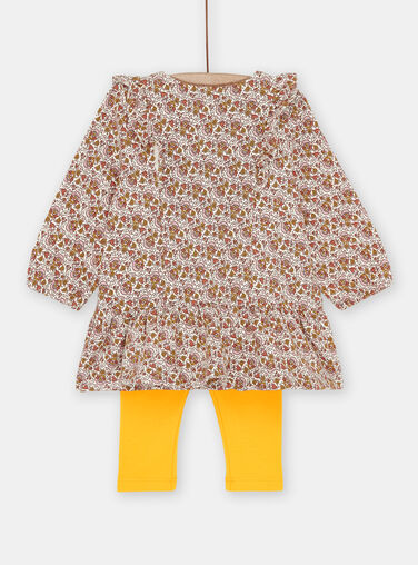 Ecru tunic and leggings Ecru tunic and leggings SICOUENS / 23WG09L1ENS001