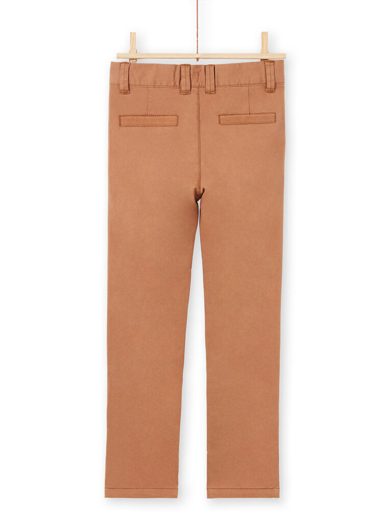 Baby boy plain brown pants MOESPACHI2 / 21W902E1PANI810