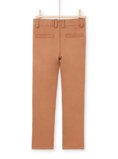 Baby boy plain brown pants MOESPACHI2 / 21W902E1PANI810