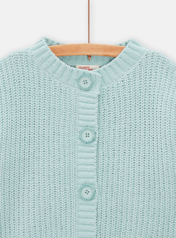 Pale turquoise CARDIGAN TAJOCAR3 / 24S90181CAR203