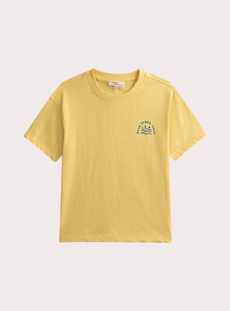 Yellow TEE SHIRT SS WOJOTIBRO3 / 25S902L3TMCB104
