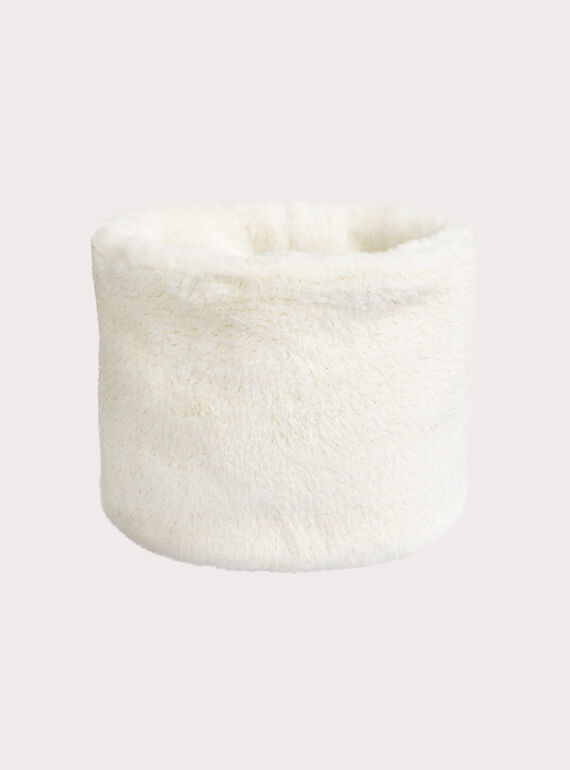 Snood écru pour fille  VYAJOSNOO3 / 24WI01M2SNO001