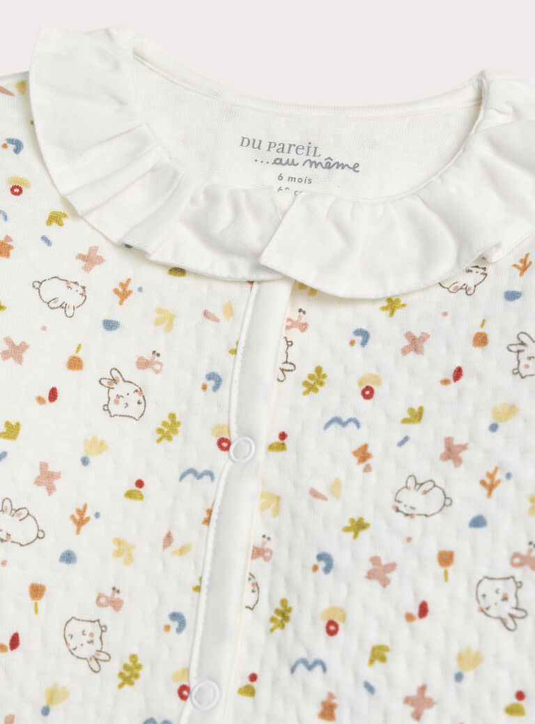 White BABYGROW XOU1GRE1 / 25WF0351GRE000