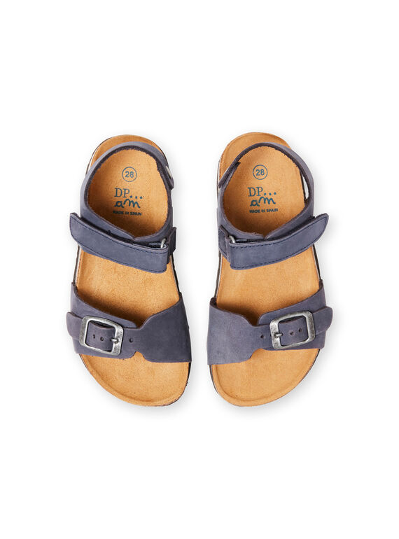 Baby boy navy blue sandals LGNUBLEU / 21KK3656D0E070