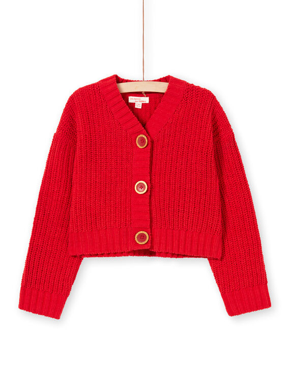 Girl's red vest MACOMCAR1 / 21W901L2CAR408