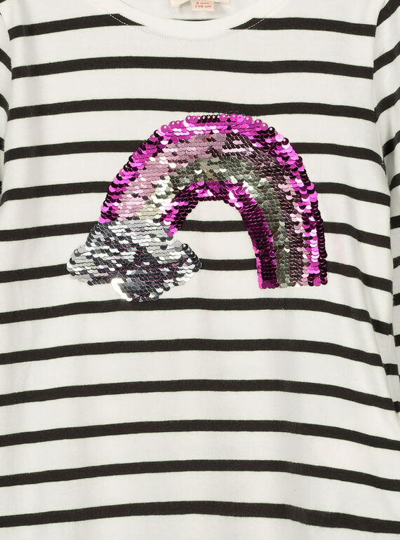 Girls' long-sleeved T-shirt FALITEE3 / 19S90123TML099