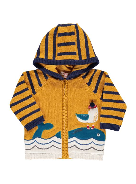 Baby boys' zipped hooded jacket DUNAUGIL / 18WG10G1GIL104