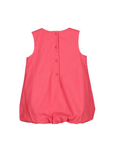 Baby girls' cotton bouffant dress FIBAROB2 / 19SG0962ROB308