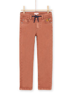 Boy's light brown pants MOPAPAN / 21W902H1PANI802