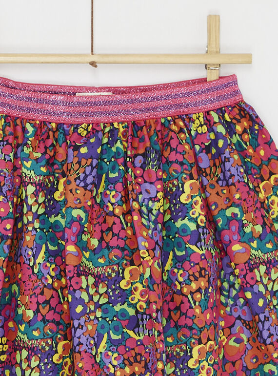 Reversible night-blue skirt SALINJUP / 23W901H1JUP713