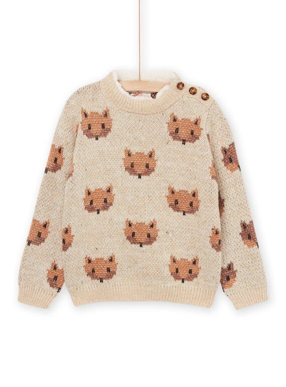 Fox print sweater POPRAPUL / 22W902S1PUL008