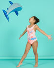 Child girl powder pink swimsuit NYAMER4 / 22SI01L4MAID327
