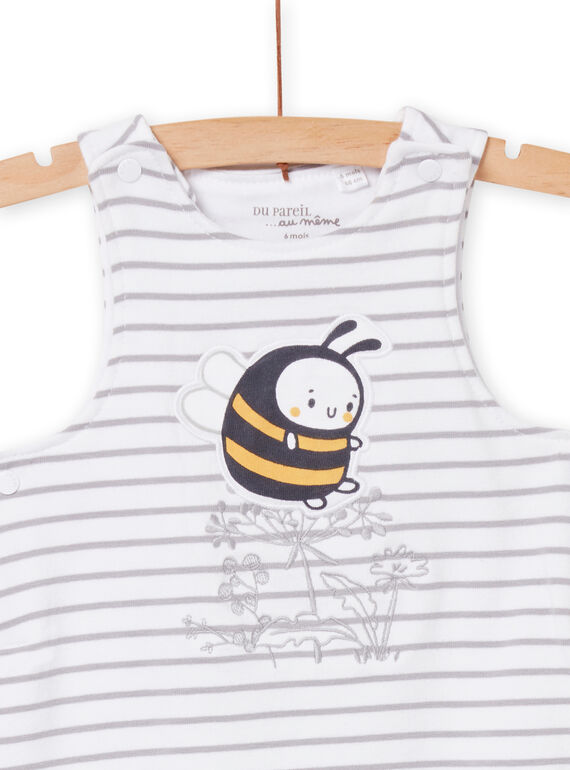 White and grey overalls mixed birth NOU1SAL1 / 22SF0541SAL000