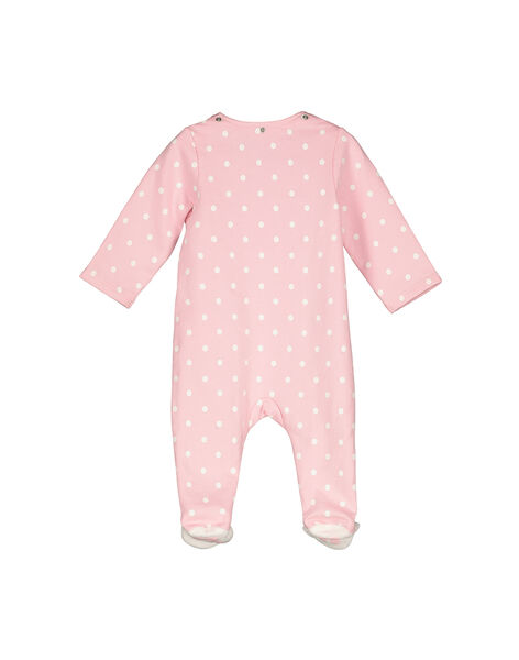 Baby girls' fleece sleepsuit for baby (Matière principale : 100% COTON ...