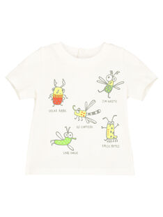 Baby boys' printed T-shirt FUYETI2 / 19SG10M2TMC001