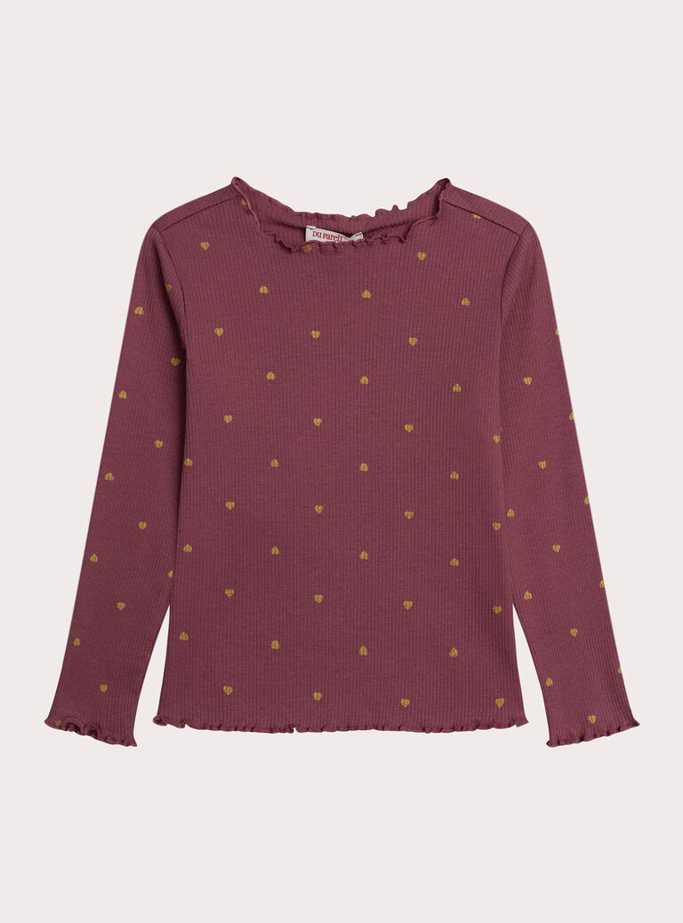 Brown TEE SHIRT LS XAJOTEE5 / 25W901F7TMLI804