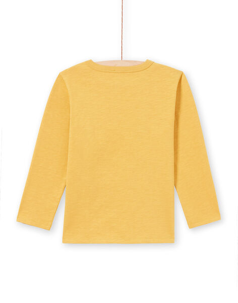 Baby Boy Yellow T-Shirt MOSAUTEE1 / 21W902P3TMLB107