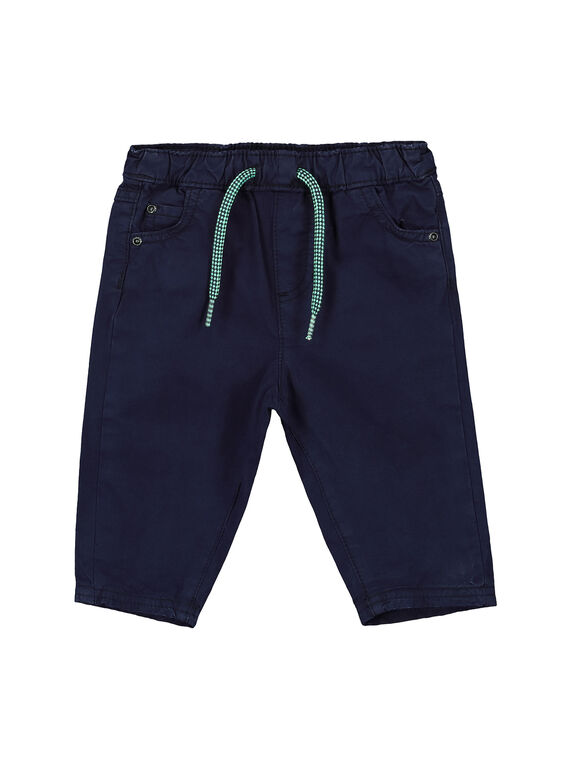 Baby boys' elasticated waist trousers FUJOPAN4 / 19SG1034PAN713