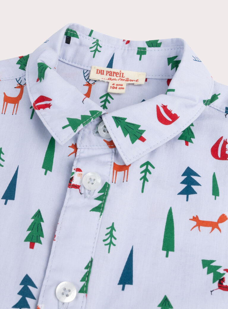 Blue SHIRT VOWACHEM / 24W902T1CHMC227