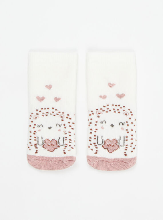 Off-white and pink socks SOU1CHO2 / 23WF4011SOQA001