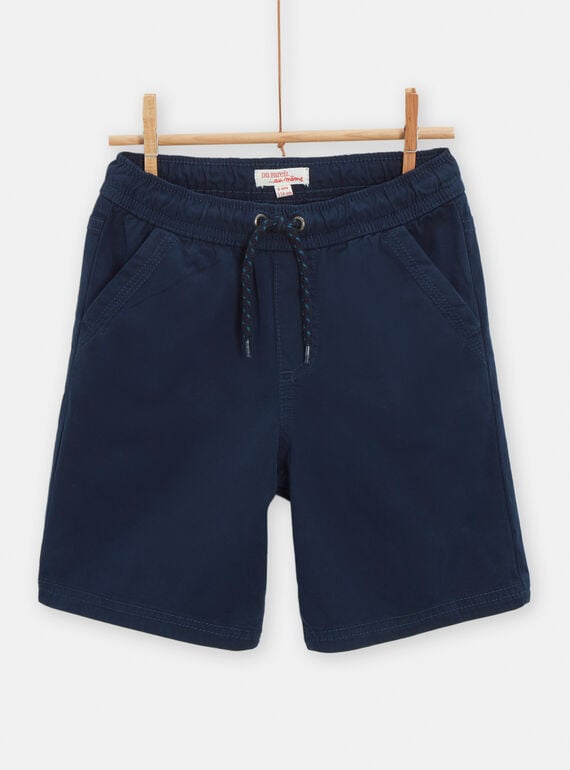 Navy blue Bermuda shorts for boys TOJOBERMU1 / 24S902C6BER705