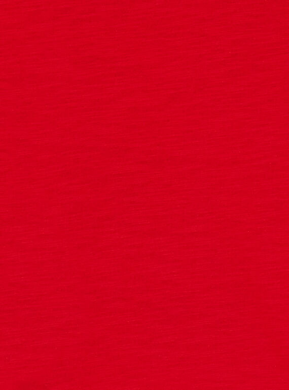 Red cotton t-shirt boy boy LOJOTI4 / 21S90232TMC050
