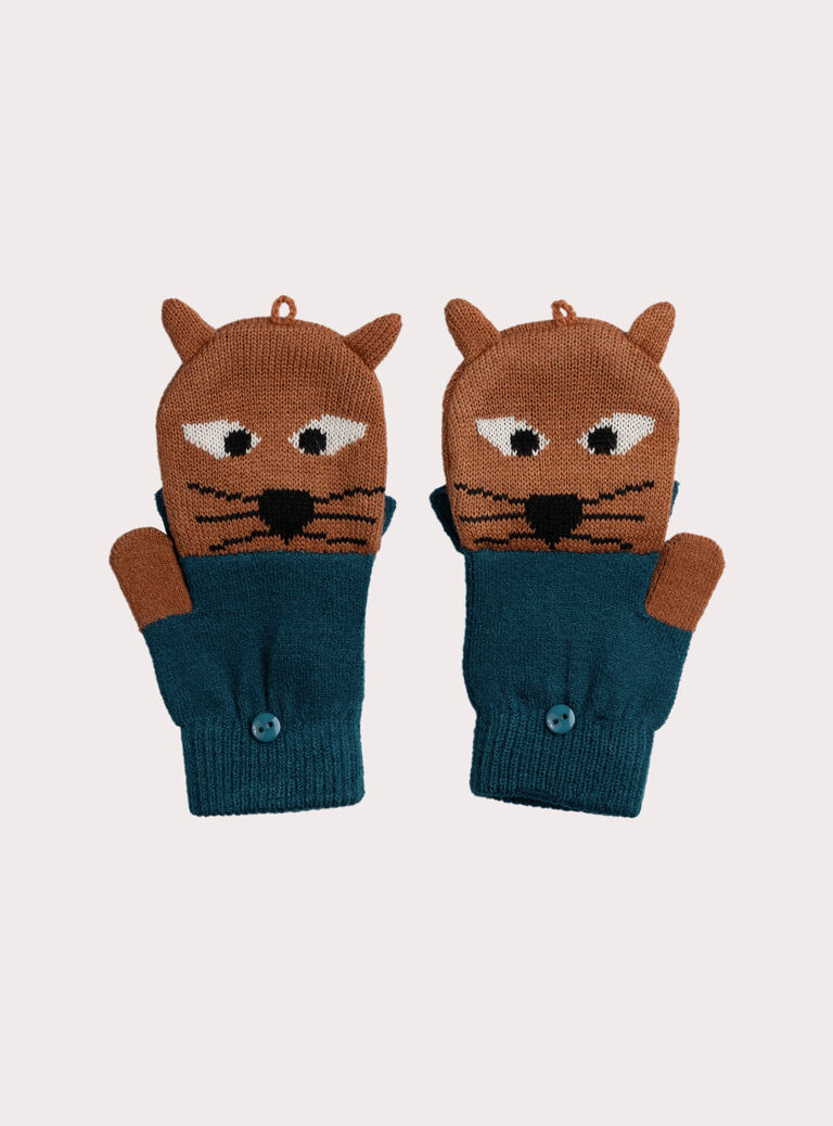 Blue GLOVES & MITTENS XYOJOGAN / 25WI02J1GANC235