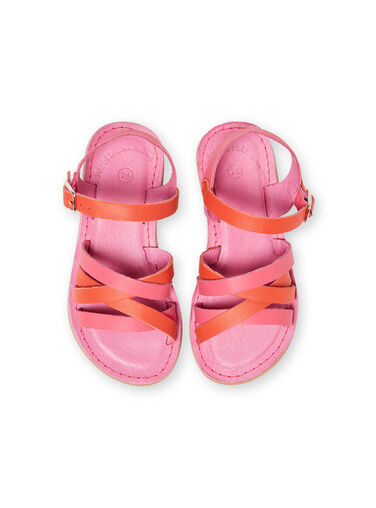 Baby girl pink sandals LFSANDCLARA / 21KK3552D0E304