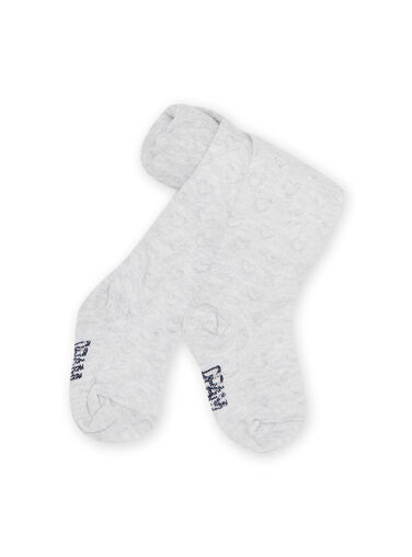Grey tights baby girl NYIESCOLCO3 / 22SI0988COLJ920