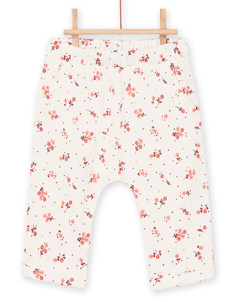 Floral print jogging suit with pockets PIPRIBAJOG / 22WG09P1JGB009
