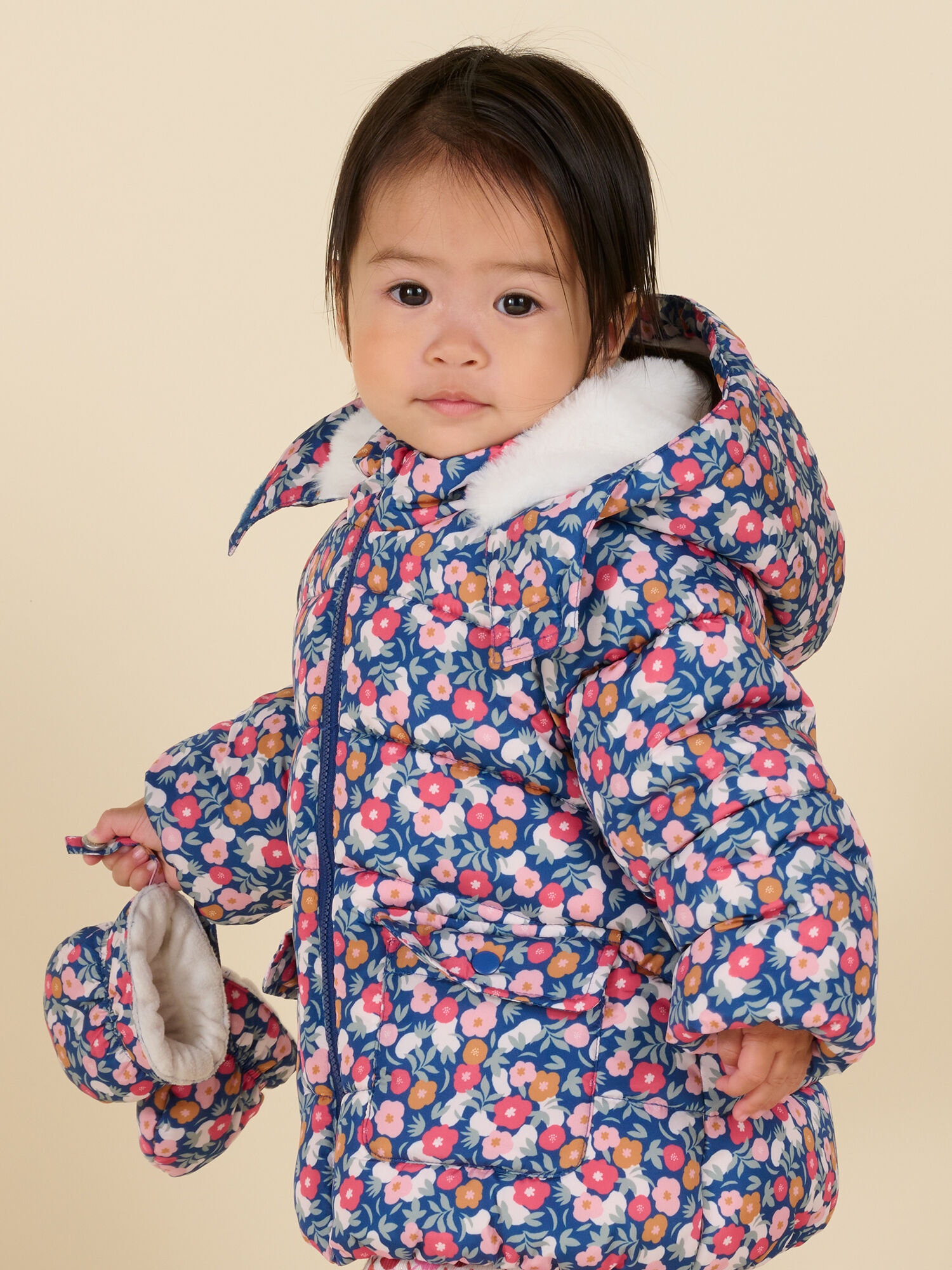 Baby jacket with mittens new arrivals