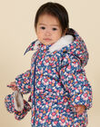Printed hooded down jacket with mittens PIFLODOU / 22WG09F1D3EC220