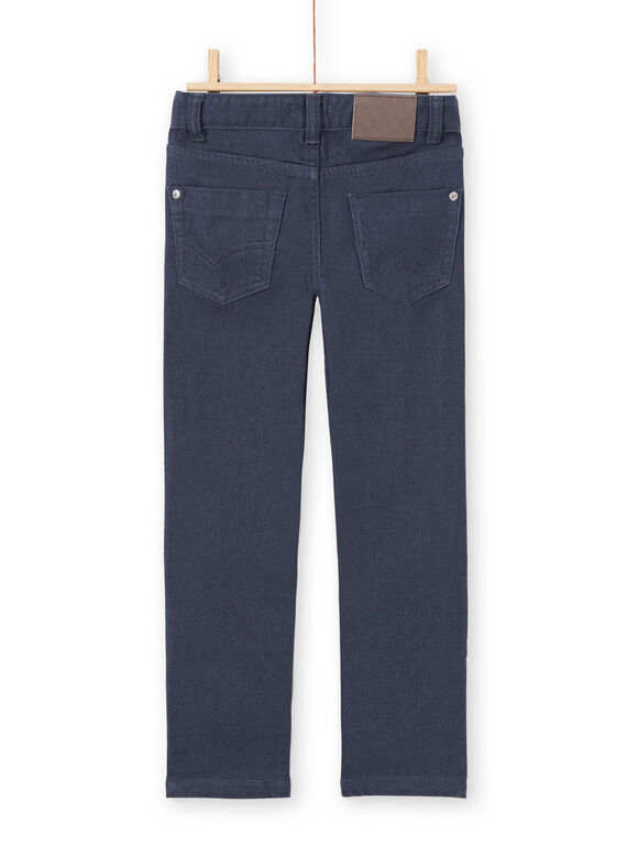 Boy's solid navy blue jeans MOJOPAKNI2 / 21W90226PANC202