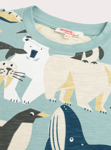 Light green TEE SHIRT LS VOPERTEE1 / 24W902R3TML629