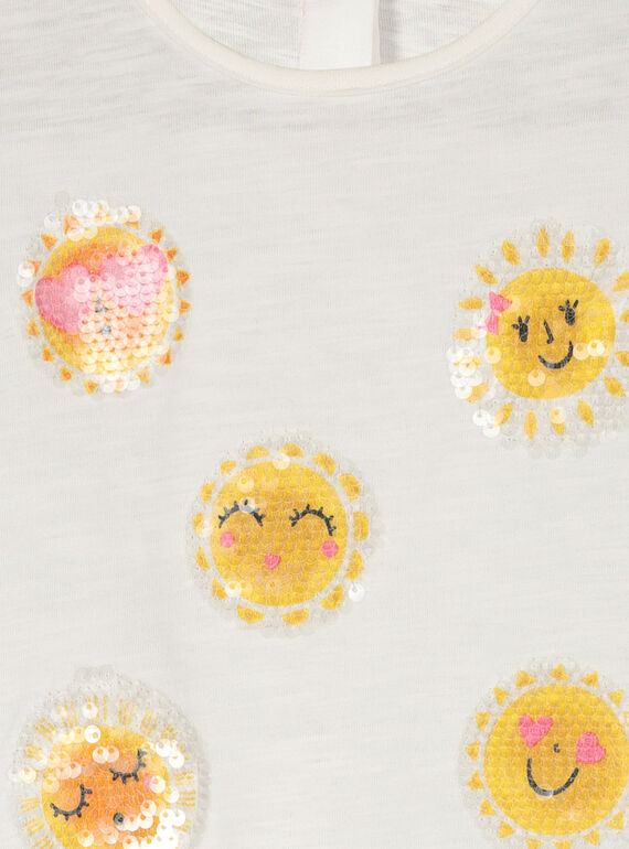 Girls' short-sleeved T-shirt FALITI / 19S90121TMC001