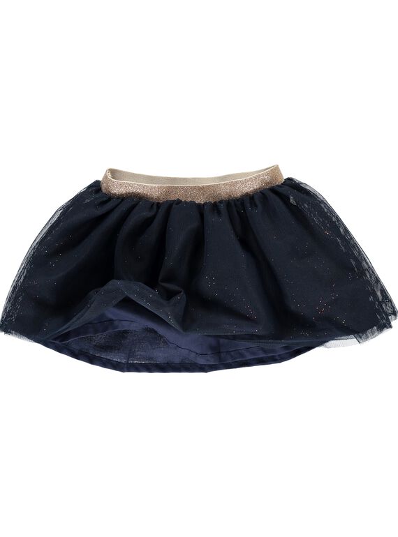 Baby girls' glitter tulle skirt DICRAJUP / 18WG09R1JUP070